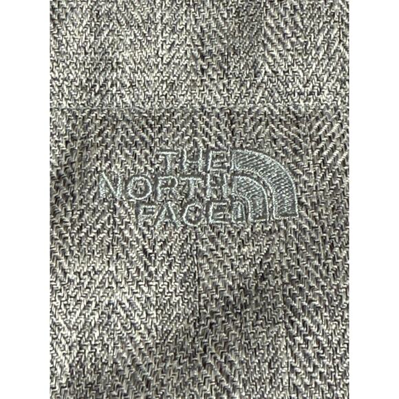 The North Face Gray Herringbone Puffer Vest, Size L - Picture 5 of 8